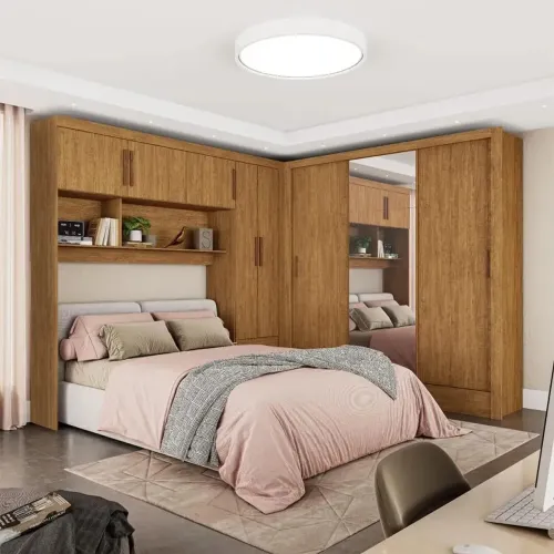 Guarda Roupa Modulado Casal Santiago - Entrega Rápida 