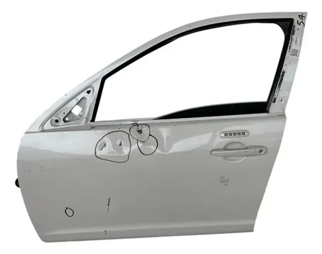 Porta Ford Fusion 2009/10 Dianteira Esquerda Branca Avariada