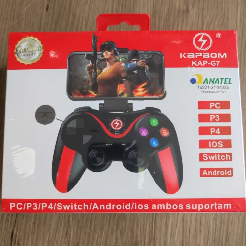 Controle para Celular KAPBOM KAP-G7 - PC/PS3/P4/Switch/Android/iOS