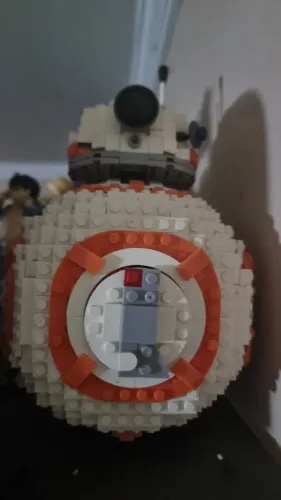 Bloco de montar similar ao LEGO BB-8 Star Wars