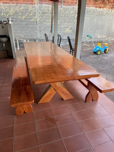 Vendo Mesas Rusticas de madeira pura vários tamanhos