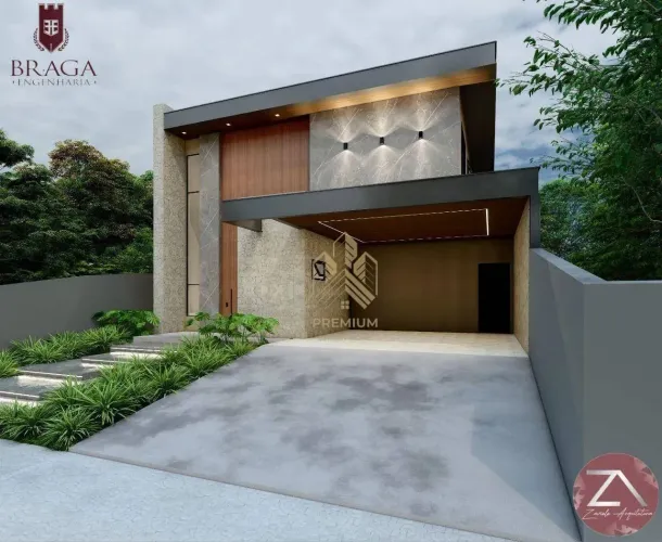 Sobrado com 4 dormitórios à venda, 245 m² por R$ 2.590.000,00 - Condomínio Reserva São Nic