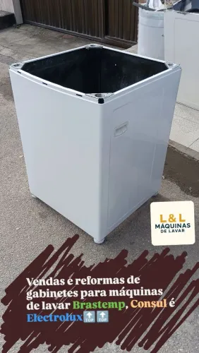 Gabinete para Máquina de Lavar Brastemp, Consul e Electrolux