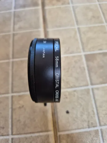 Lente pentax focal cristal cross 58mm