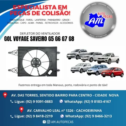 defletor do ventilador gol voyage