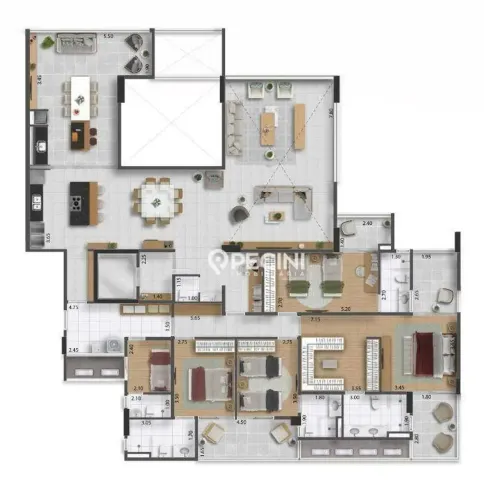 Apartamento à Venda no Condomínio Grand Garden Residence em Rio Claro