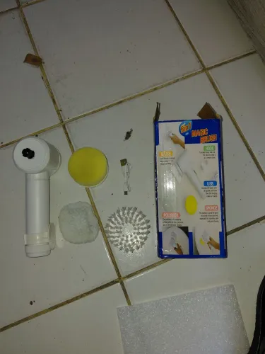 Escova Elétrica de Limpeza Portátil 5 