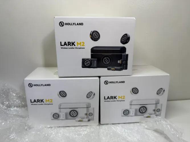 Microfone Hollyland Lark M2 Combo Branco