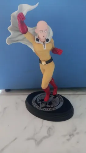 Estatua boneco Saitama One Punch Man Puriko Studios