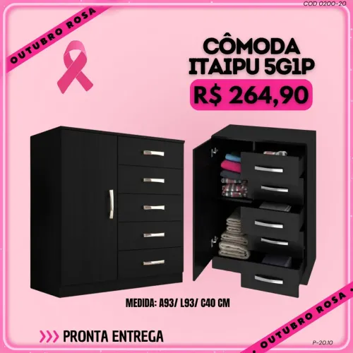 Cômoda com sapateira