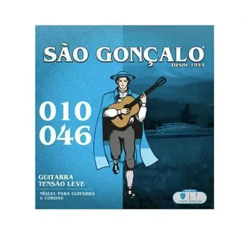 Encordoamento São Gonçalo .010 Níquel para Guitarra - Natal