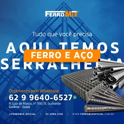  FERRO E AÇO | VERGALHÃO | COLUNA | MALHA POP | TRELIÇA | METALON | U ENRIJECIDO | TELHA M