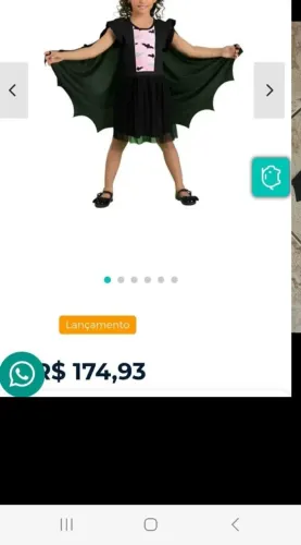 Vestido fantasia tam 4 sem uso Marca Bem vestir nunca foi usado