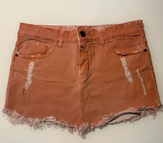 Saia Jeans Rosa Chá - Tam 40
