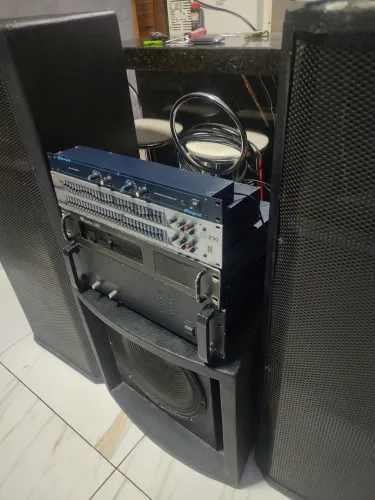 Sistema de Som Completo - Qualidade Profissional