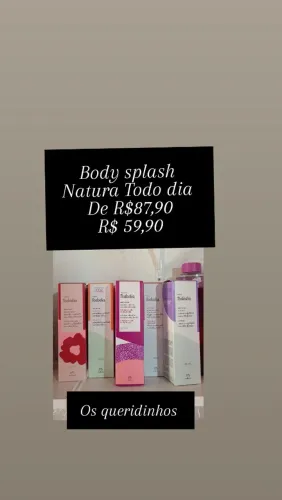 Body Splash Todo dia da natura
