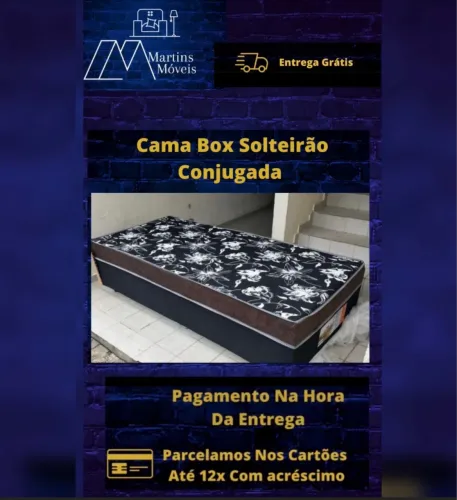 GRANDE PROMOÇÃO CAMA BOX SOLTEIRÃO ENTREGA GRATIS ACEITA CARTÃO