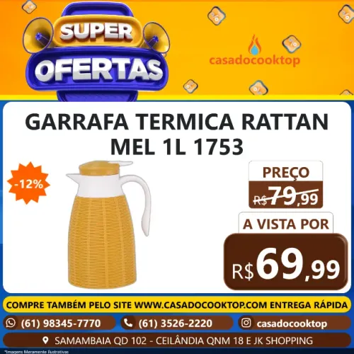 GARRAFA TERMICA RATTAN MEL 1L 1753