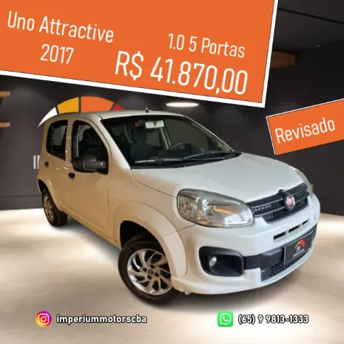 Fiat Uno Attractive 1.0 Flex 6V 5P 2017