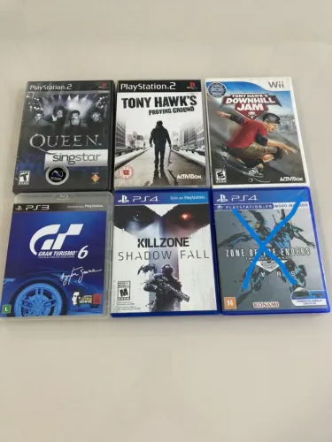 Jogos Playstation Físico Originais Ps2 Ps4 Wii Xbox