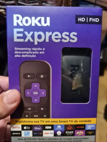 Roku Express - Streaming rápido e descomplicado em alta definição