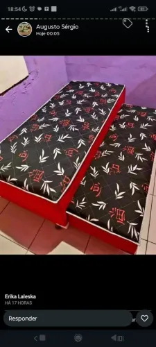 Cama Box Solteiro Dupla