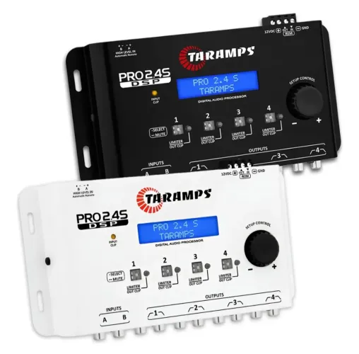 Processador de áudio taramps 2.4 s ( 4 vias)