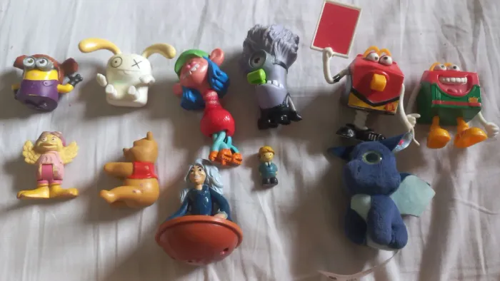 Lote lembrança macdonalds maclanche feliz coleção antiguidade brinquedo miniatura coleção
