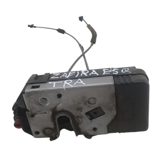 Fechadura Porta Traseira Esquerda Chevrolet Zafira 2005 Preto