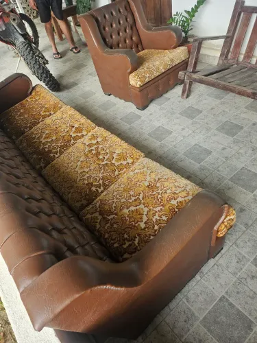 Vendo conjunto de sofá retrô relíquia 