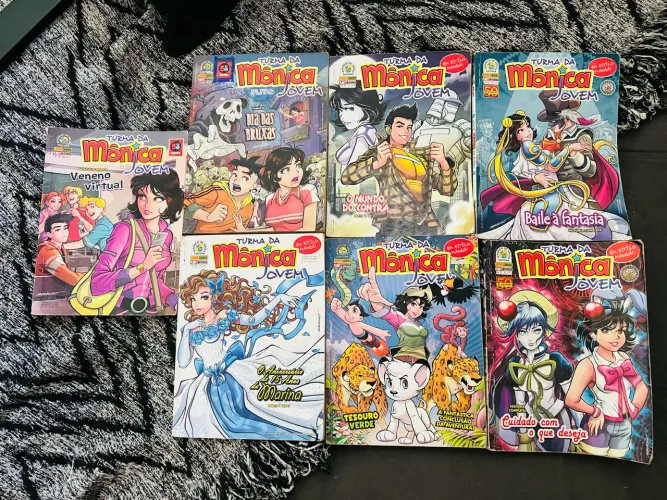 Coleção Turma da Mônica jovem - 7 gibis