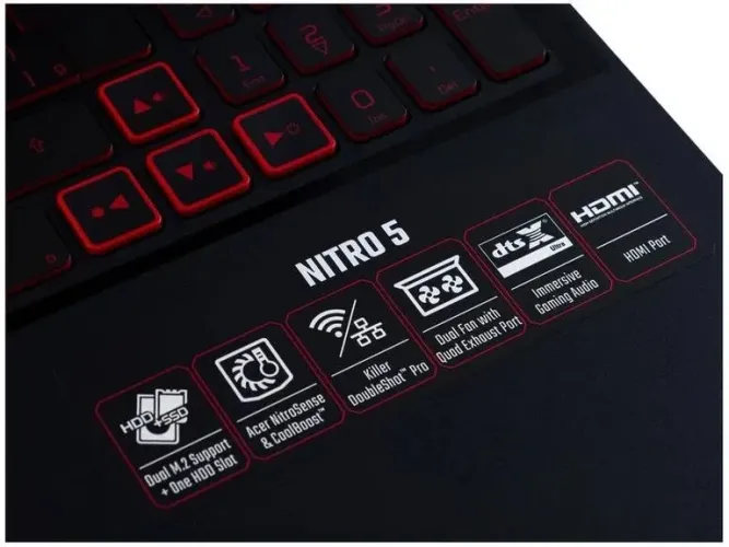 Notebook Acer nitro 5 core i5