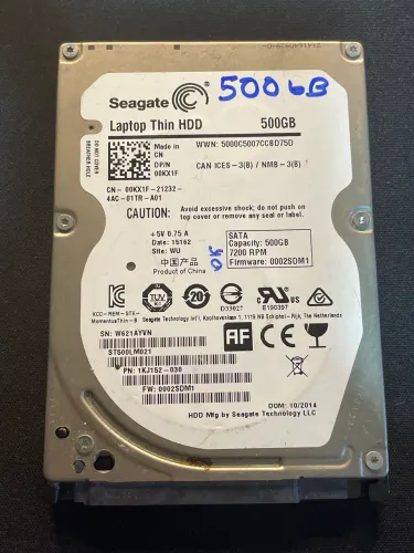 HD Seagate 500gb funcionando perfeitamente
