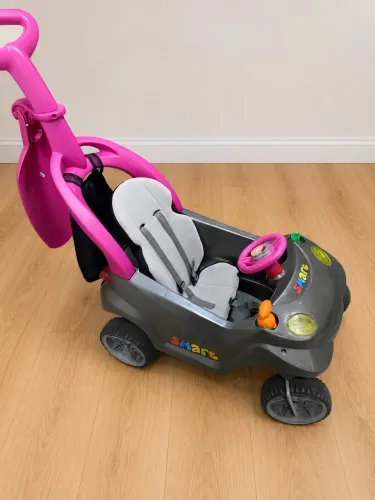 Carrinho de Passeio Smart Baby Comfort Bandeirante Menina