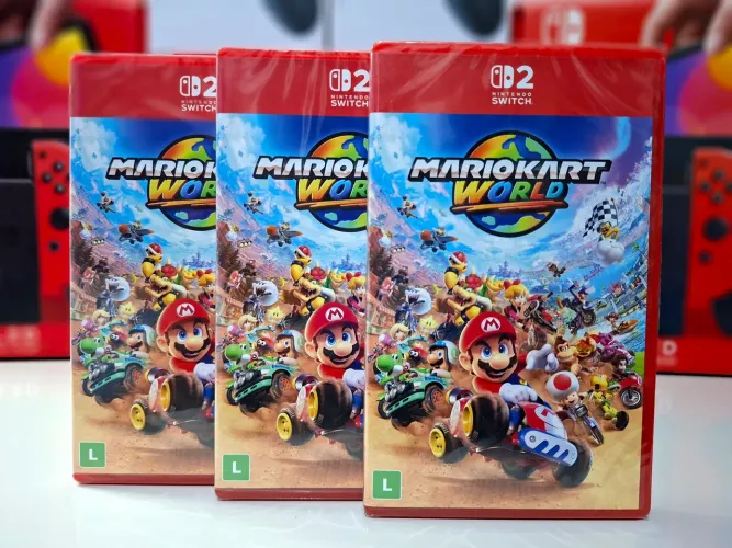 Mario Kart World - Novo lacrado - enviamos - avalio seu game