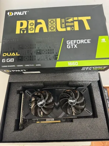 Placa De Vídeo Palit GE FORCE GTX 1660 6GB