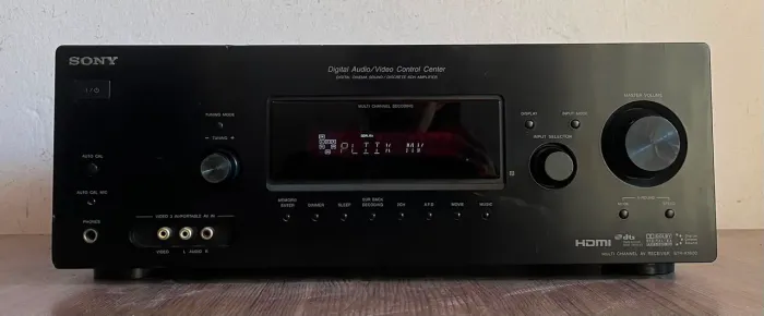 Receiver Sony Muteki Str-k1600 6.4 Channel Defeito Leia Descrição