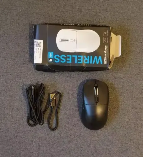 Mouse Sem Fio M348 Recarregável Bluetooth + 2.4GHz - Bateria 500mAh