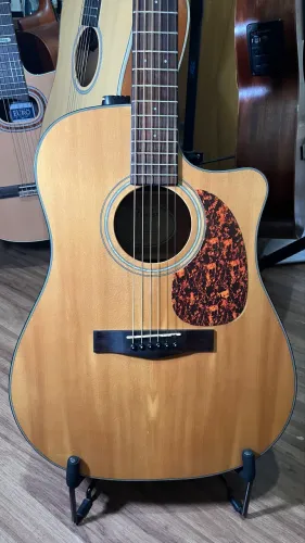 Violão Folk Fender CD60CE Nat Eletroacústico Aço