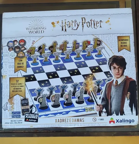Jogo xadrez/dama Harry Potter