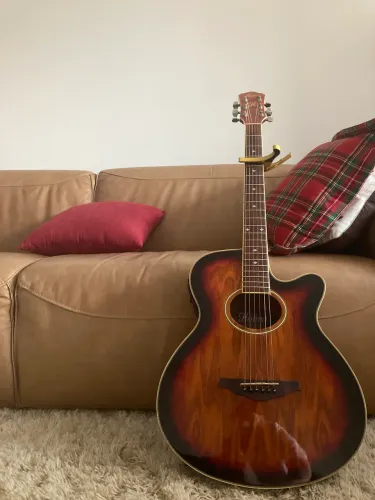 violão elétrico hofma hm239-sb usado