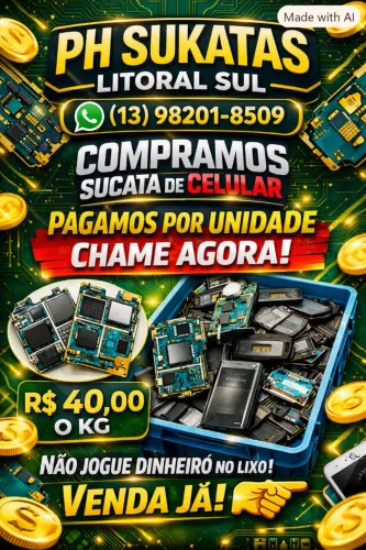 Placas de Celular Sucata