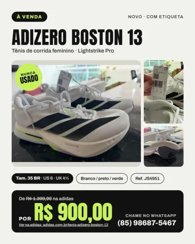 Tênis Adizero Boston 13 Adidas