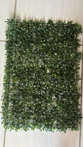20 Placas Buchinho Artificial Painel Verde 60x40 Muro Inglês