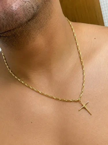 Cordão de ouro 18k 9G
