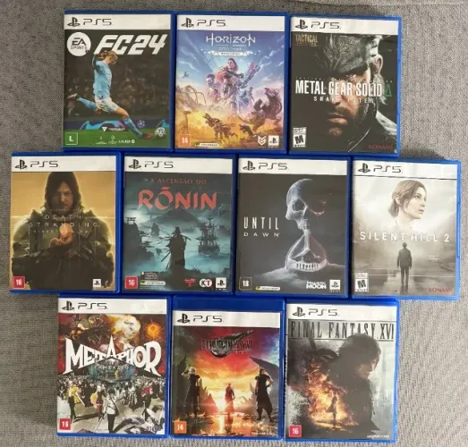 Jogos de PS4, PS5 e Xbox