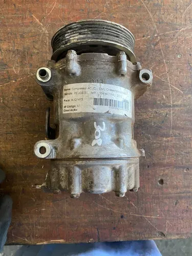 Compressor Do Ar Condicionado Peugeot 308 1.6 122 Cv 2012 