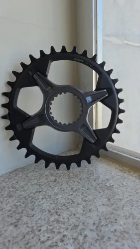 Coroa Shimano SLX M7100, 12 velocidades, 34 dentes, Direct Mount.