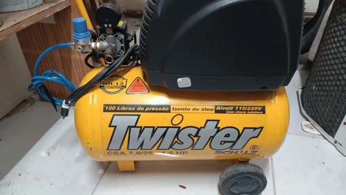 Compressor de ar necessita conserto