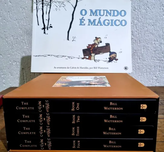 Coleçao completa do Calvin e Hobbes em capa dura